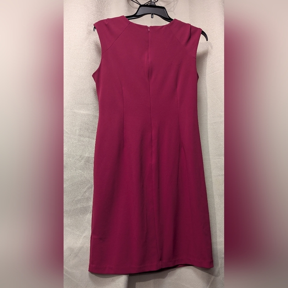 Shelby and Palmer Elegant Magenta Sleeveless Dress Size 16 - Picture 2 of 7